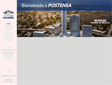 Tablet Screenshot of postensa.com.mx